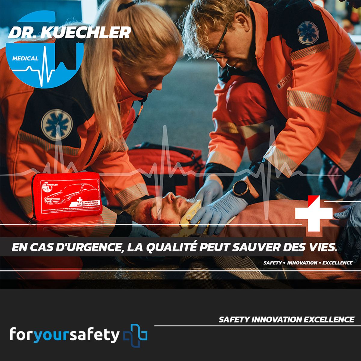 Qualitäts- KFZ Verbandstasche, Auto, PKW Verbandskasten 2023