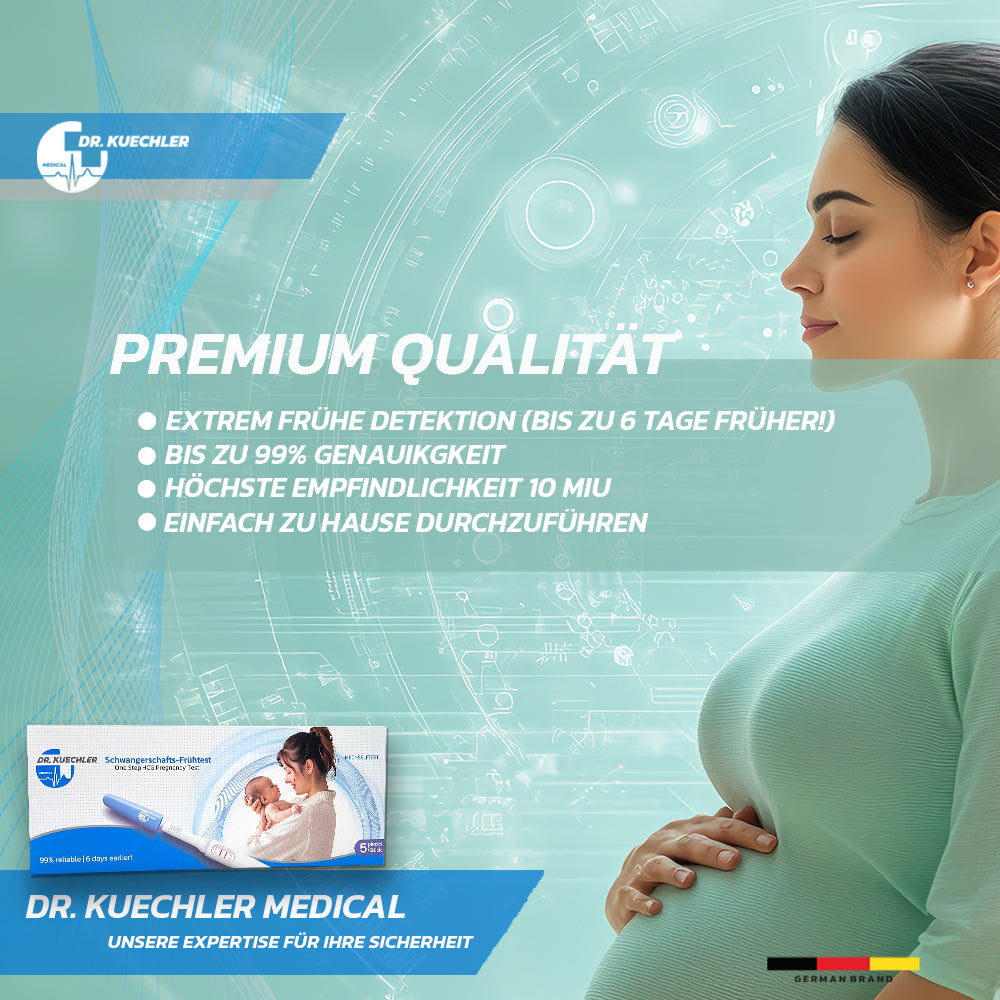 Dr Kuechler Medical Schwangerschaftstest Frühtest Mit 10 Miu Hoher Empfindlichkeit