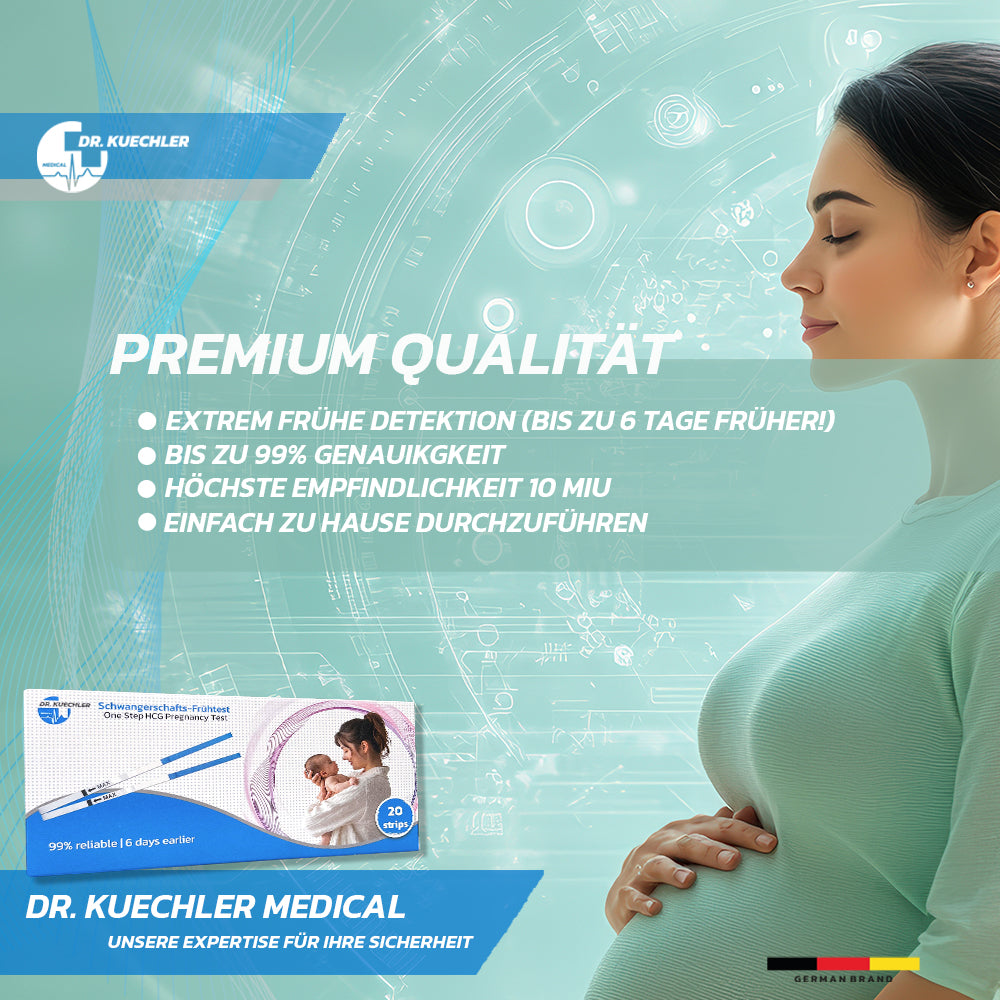 Dr Kuechler Medical Schwangerschaftstest Frühtest Mit 10 Miu Hoher Empfindlichkeit