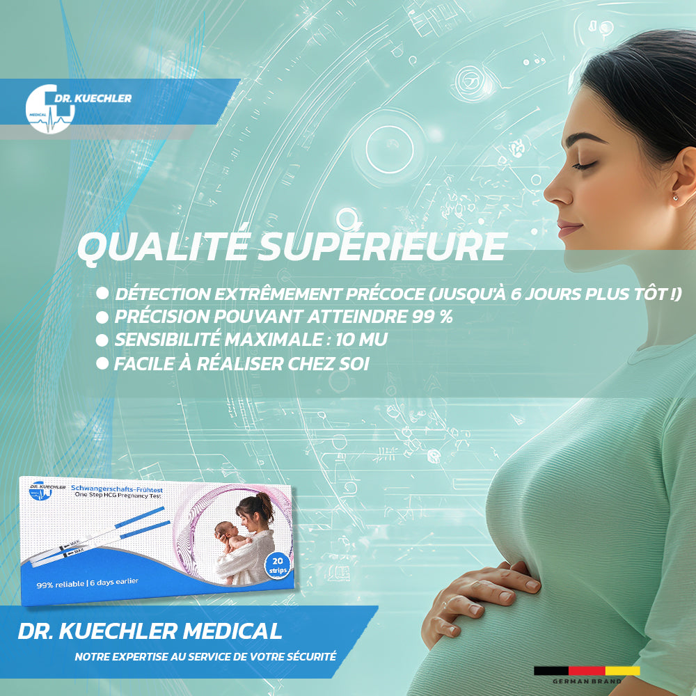Dr Kuechler Medical Schwangerschaftstest Frühtest Mit 10 Miu Hoher Empfindlichkeit