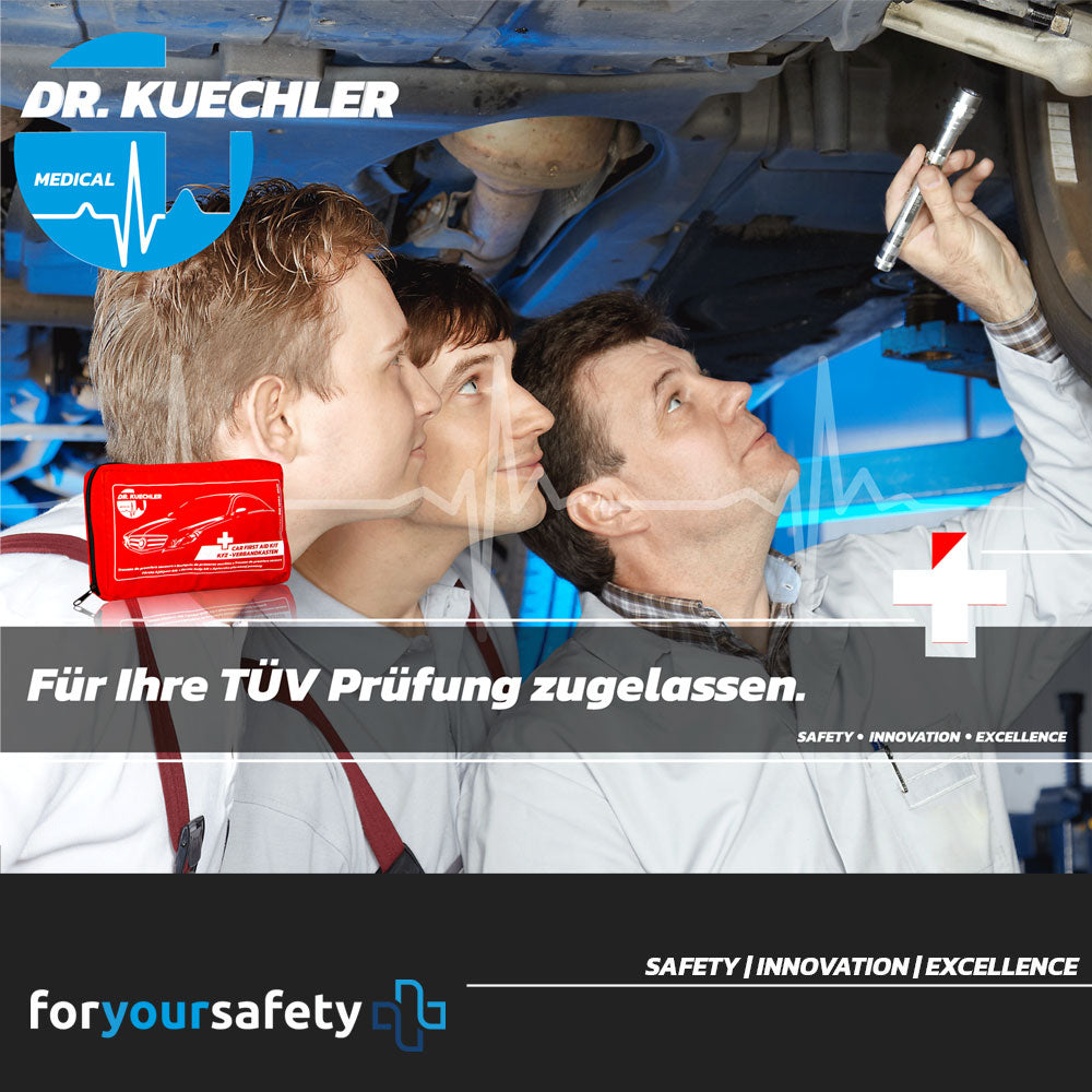 Qualitäts- KFZ Verbandstasche, Auto, PKW Verbandskasten 2023