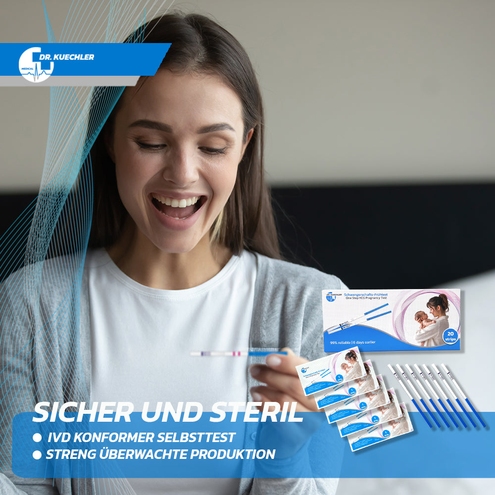 Dr Kuechler Medical Schwangerschaftstest Frühtest Mit 10 Miu Hoher Empfindlichkeit