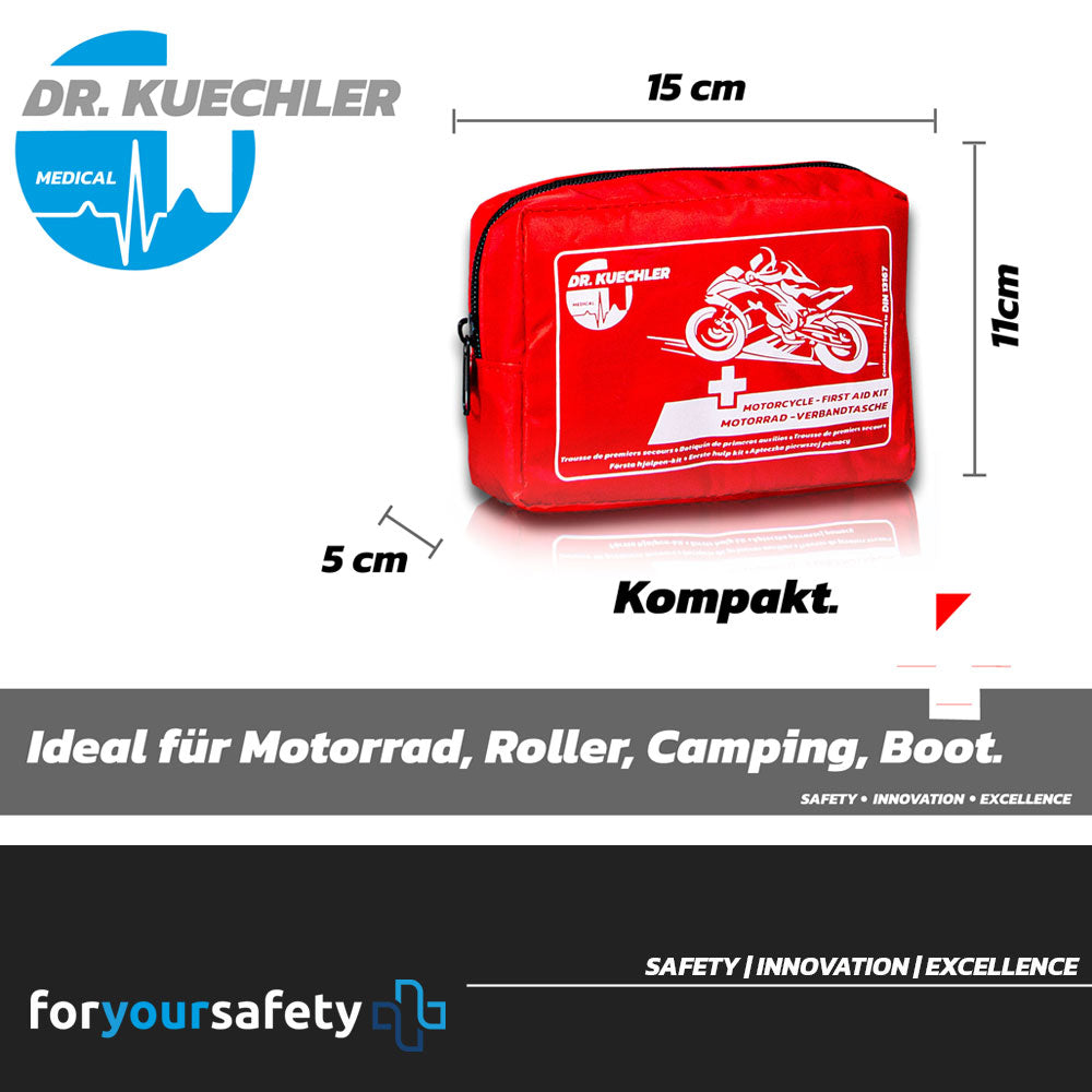 Motorrad, Quad, Vespa, Fahrrad Verbandstasche, Verbandskasten