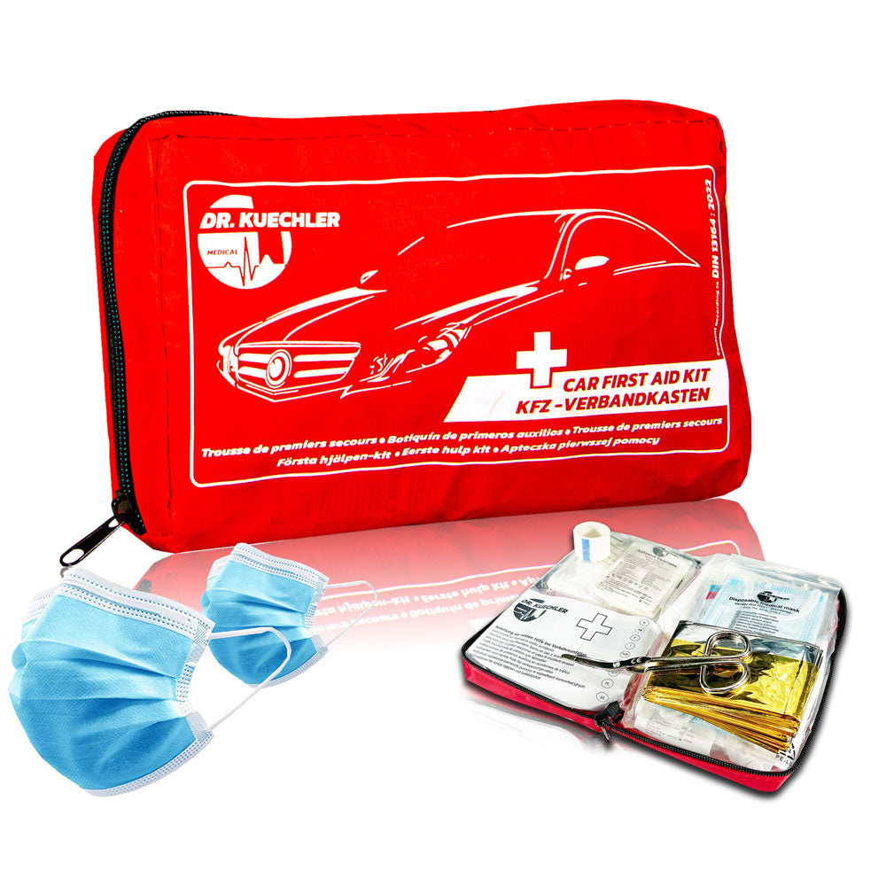 Qualitäts- KFZ Verbandstasche, Auto, PKW Verbandskasten 2023
