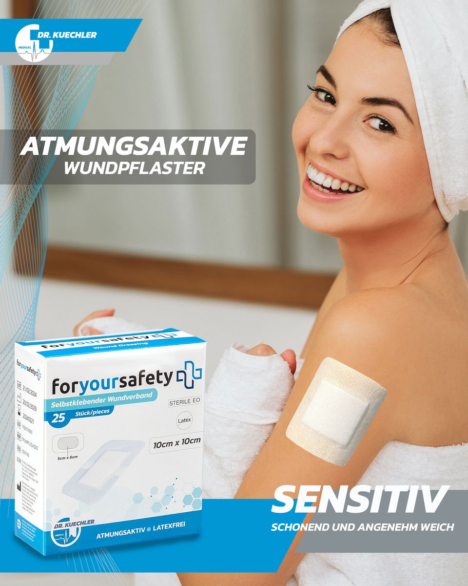 Dr. Kuechler Medical FORYOURSAFETY Wundpflaster sensitiv
