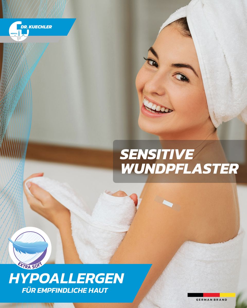 Dr. Kuechler Medical FORYOURSAFETY Wundpflaster wasserfest 7,2x2,2cm