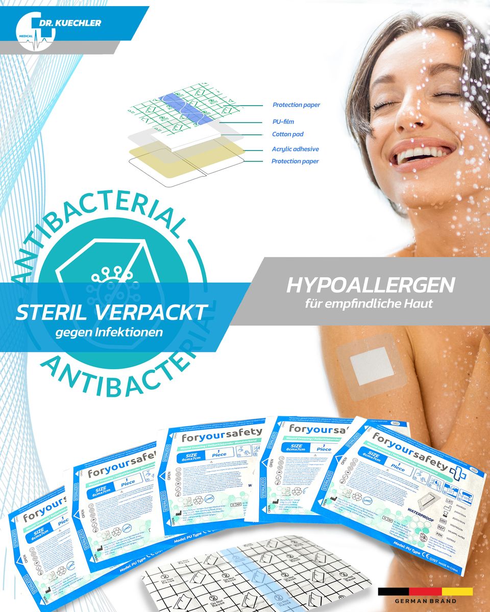 Dr. Kuechler Medical FORYOURSAFETY Wundpflaster wasserfest