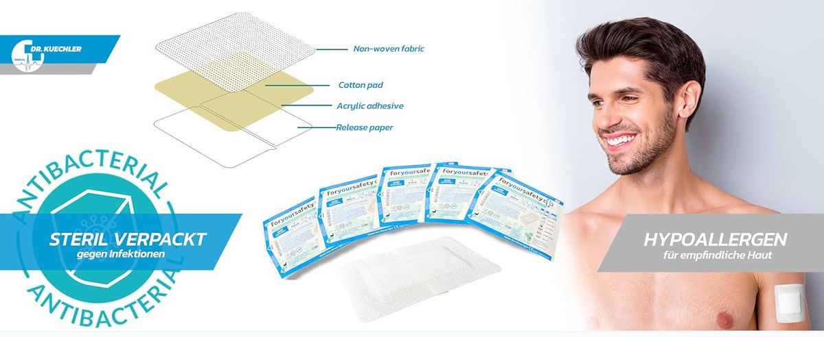 Dr. Kuechler Medical FORYOURSAFETY Wundpflaster sensitiv