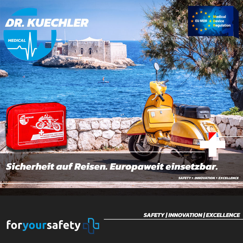 Motorrad, Quad, Vespa, Fahrrad Verbandstasche, Verbandskasten