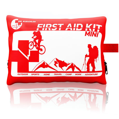 Dr. Kuechler Mini Erste Hilfe Set – 15x10x3 cm, klein und leicht