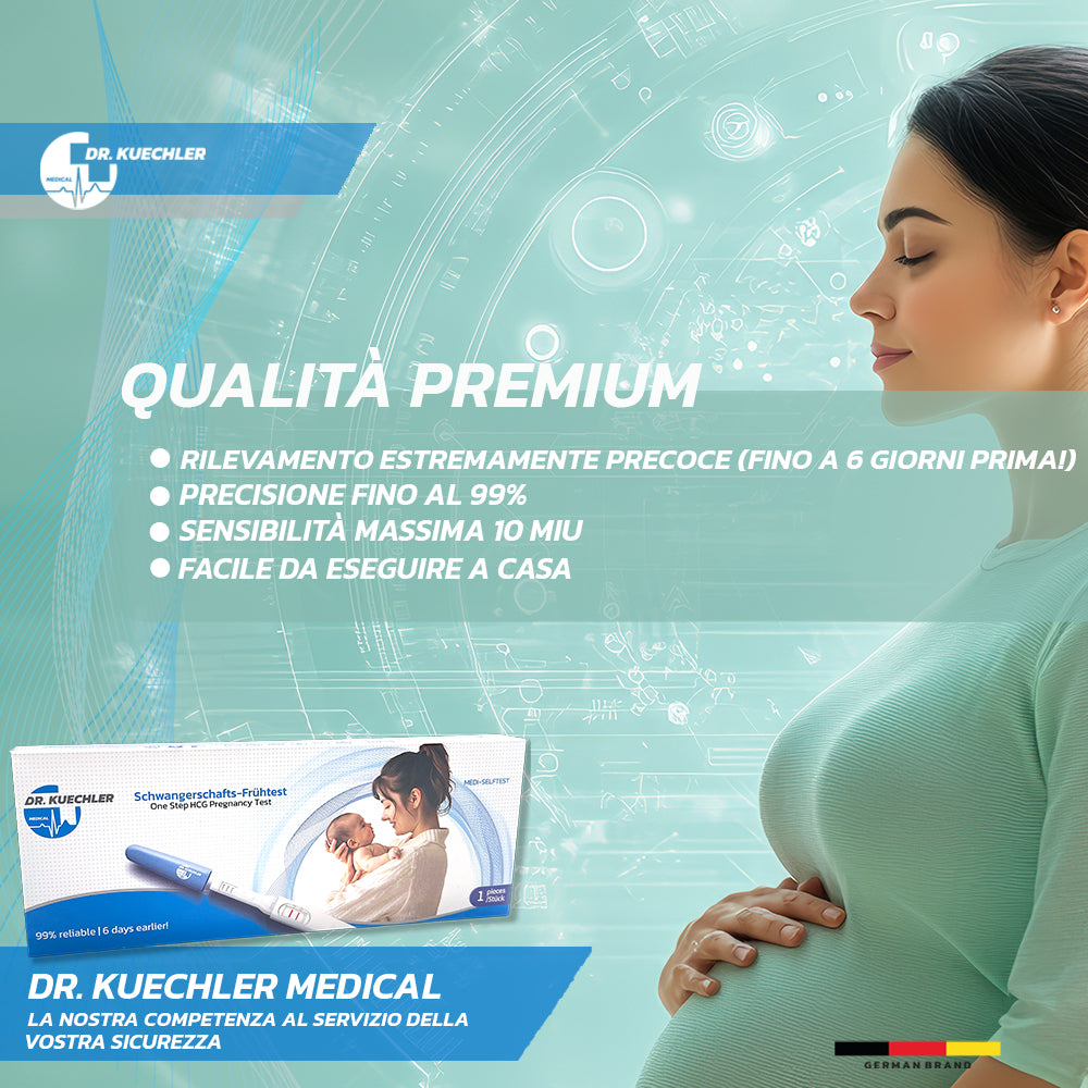 Dr Kuechler Medical Schwangerschaftstest Frühtest Mit 10 Miu Hoher Empfindlichkeit