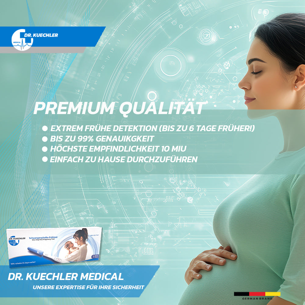 Dr Kuechler Medical Schwangerschaftstest Frühtest Mit 10 Miu Hoher Empfindlichkeit