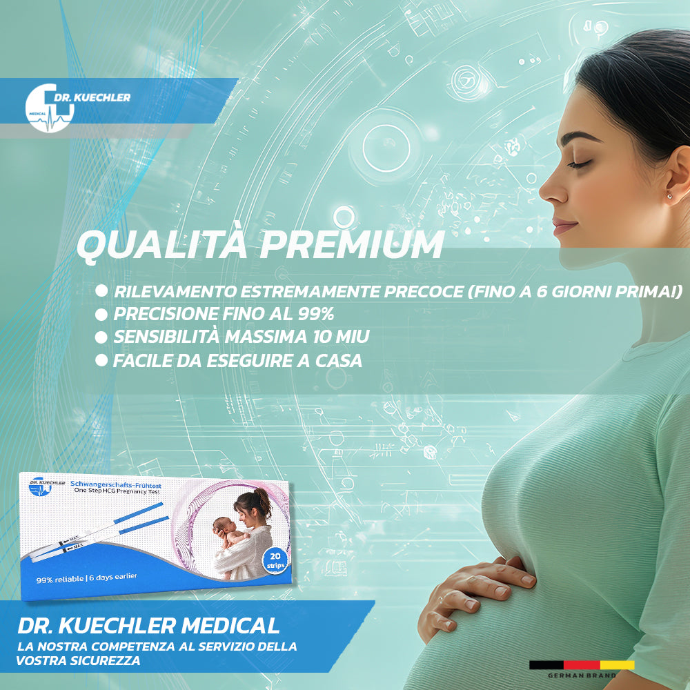 Dr Kuechler Medical Schwangerschaftstest Frühtest Mit 10 Miu Hoher Empfindlichkeit
