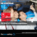 Dr. Kuechler Medical KFZ Verbandtasche Auto DIN 13164 Warndreieck Warnweste