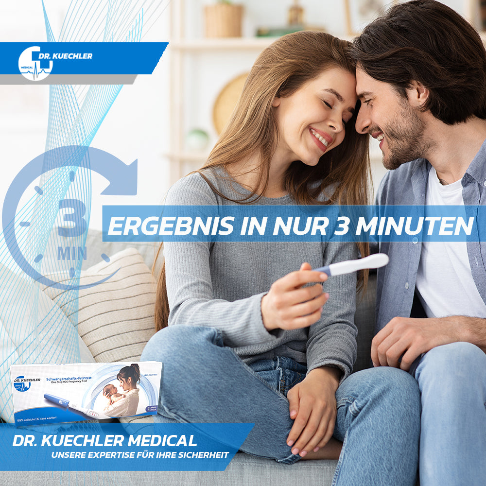Dr Kuechler Medical Schwangerschaftstest Frühtest Mit 10 Miu Hoher Empfindlichkeit