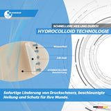 Dr.Kuechler Medical 15 Stück Hydrocolloid Blasenpflaster 3 verschiedene Größen