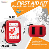 Outdoor Premium Erste-Hilfe-Set PRO -35 Teile inkl. Kompass, Pfeife