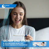 Dr. Kuechler Medical Ovulationstest 10 Stück - Extrem Sensibler LH Schnelltest 10 Miu für Kinderwunsch und fruchtbare Tage - Eisprungtest für Frauen, Ergebnis in 5-10 Minuten