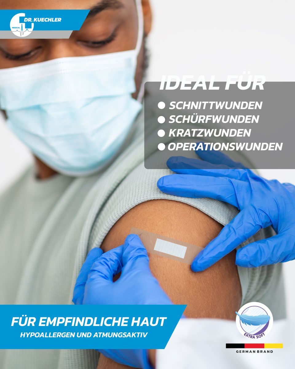 Dr. Kuechler Medical FORYOURSAFETY Wundpflaster wasserfest 7,2x2,2cm