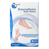 Dr.Kuechler Medical 15 Stück Hydrocolloid Blasenpflaster 3 verschiedene Größen